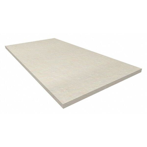 Acoustic Panel, 0.8 NRC, SonoFiber, 24 in W, 4 ft L, 1 in Thick, Beige, 14 PK