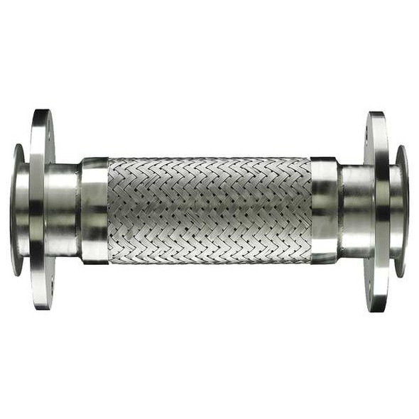 Hose Master 3" Dia x 24" L 316 SS Flexible Metal Hose GZ300FLXFL240