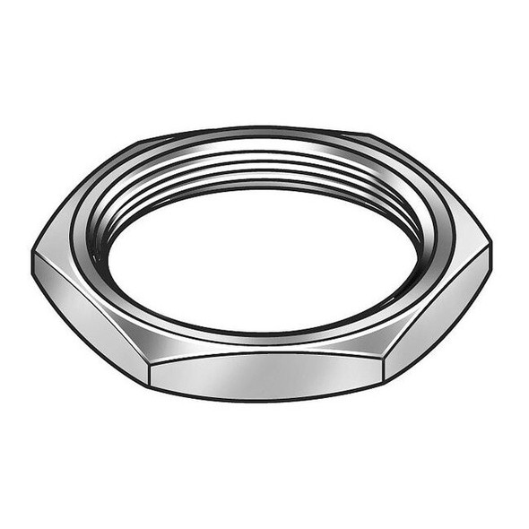 Manufacturer Varies Panel Nut, 15/32-32, Hex, Steel, Zinc, PK2 Z0190