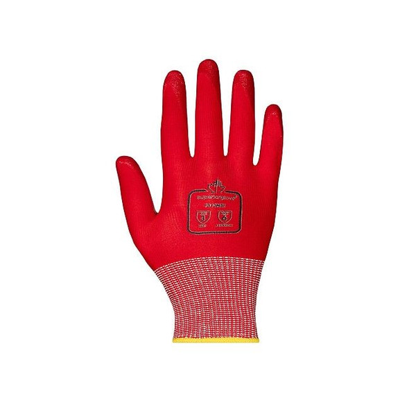 Work Gloves, 392 Degrees F Max Temp., 6 Abrasion Level, 12 PK