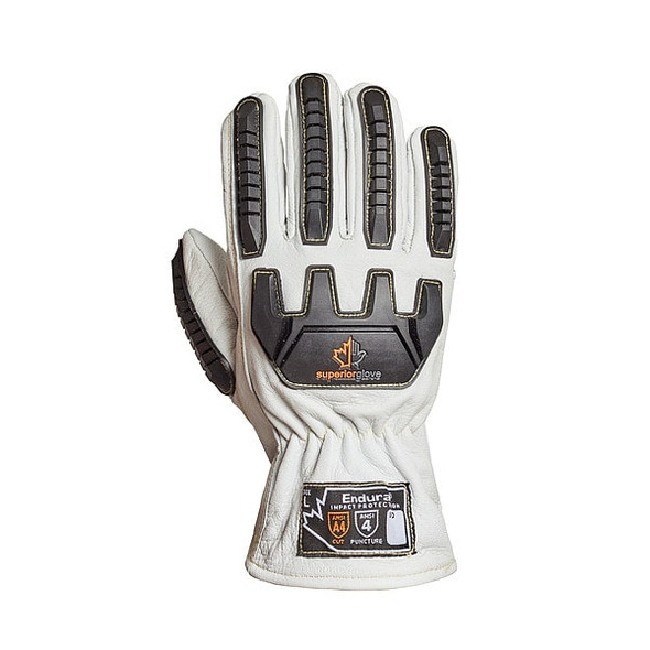 Endura Work Gloves,Drivers,3XL,Leather,PR 378GKGTVBE-3XL
