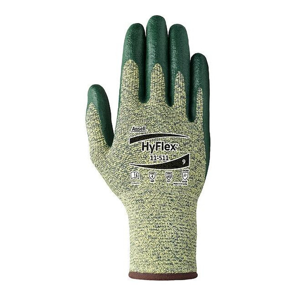 Ansell Cut Resistant Gloves, Cut Level A5 1 PR 11-511VP