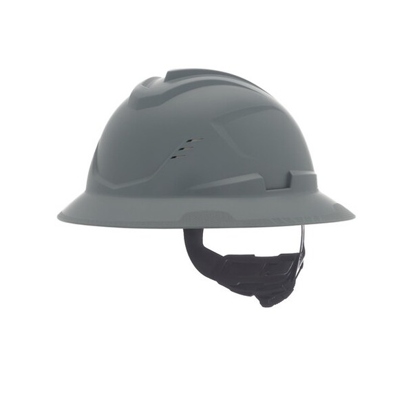 V-Gard C1 Full Brim, Vented, Fas-Trac III, Type 1, Class C, Gray