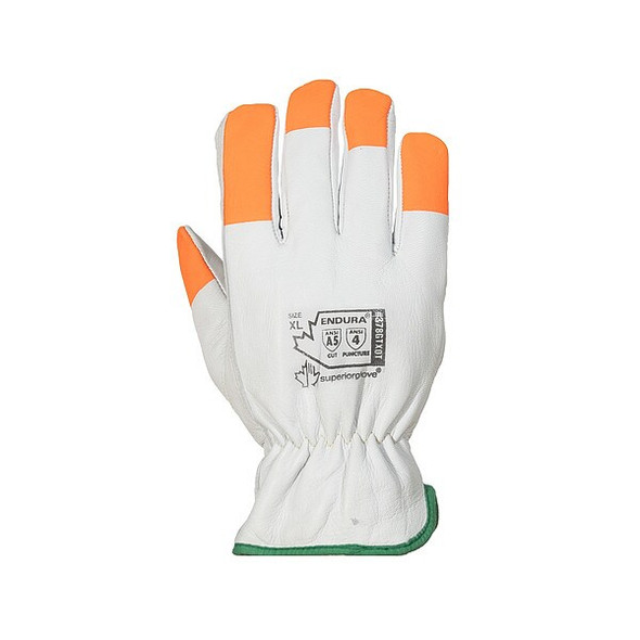 Endura Work Gloves,Drivers,2XL,Leather,PR 378GTXOT-2XL Endura Work Gloves,Drivers,2XL,Leather,PR 378GTXOT-2XL