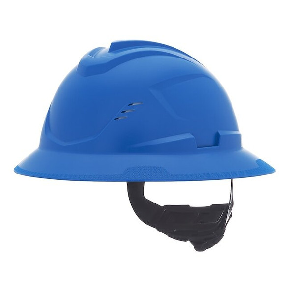 V-Gard C1 Full Brim, Vented, Fas-Trac III, Type 1, Class C, Blue