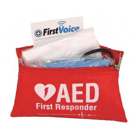 First Voice Basic AED Responder Kit in Nylon,5" H V18112