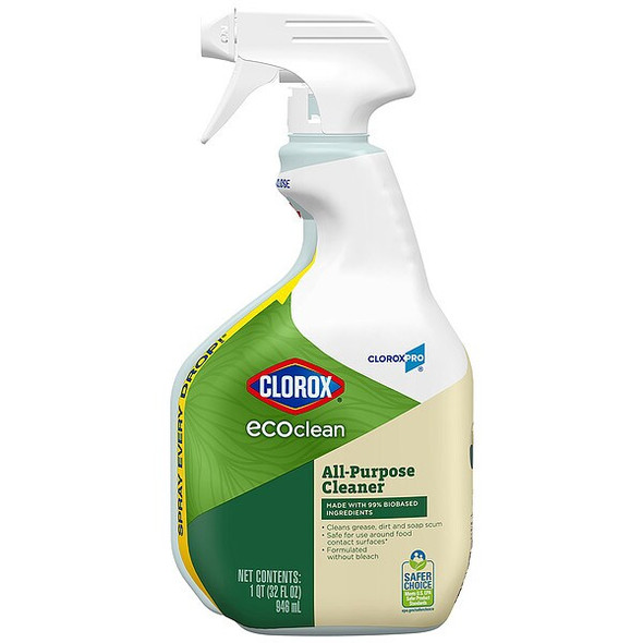 Clorox All Purpose Cleaner, Trigger Spray Bottle, 32 oz, Citrus, 9 PK 60276
