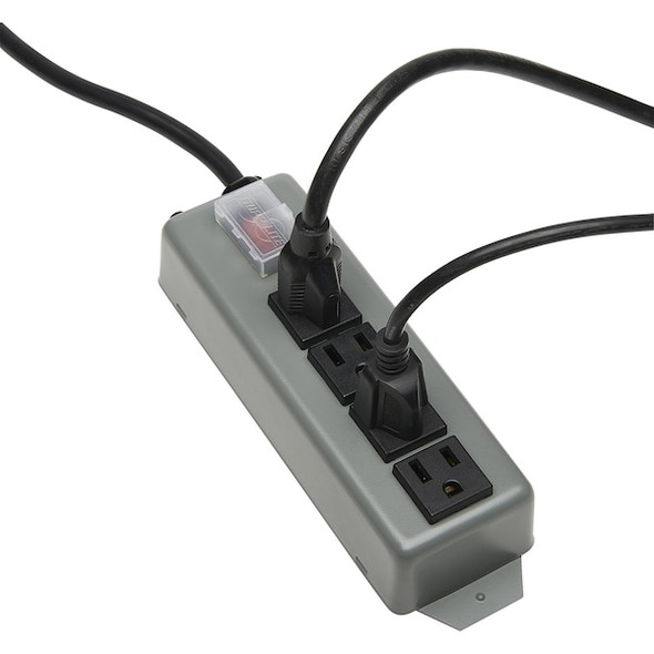 Tripp Lite Power Strip, Industrial, 5-15R, 5-15P, 6 ft., Gray UL603CB-6