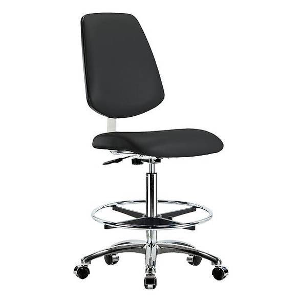CR Vinyl Chr,Hi,Md Bk,FR,Cast,Blk
