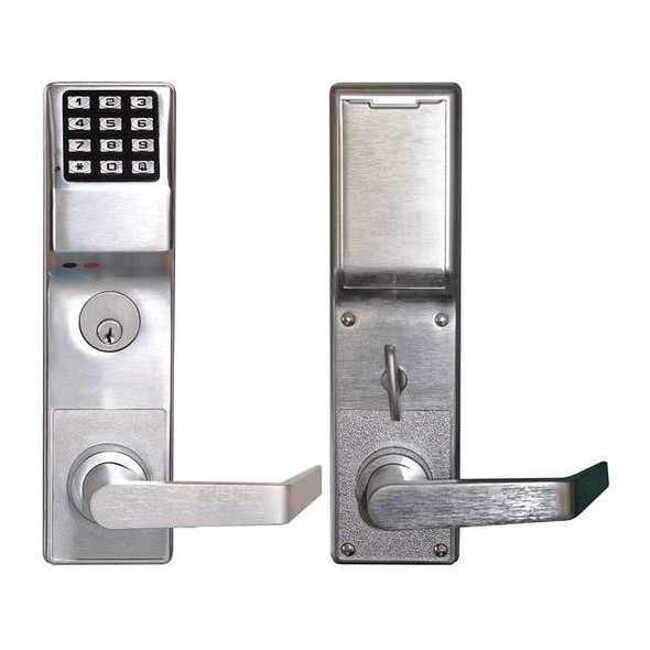 Trilogy Electronic Lock,Brushed Chrome,12 Button DL4500DBR US26D
