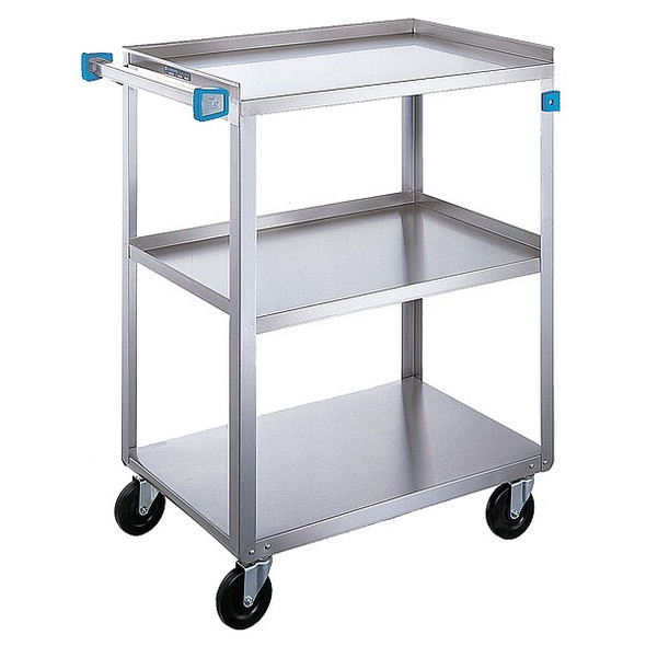 Lakeside Stainless Steel Utility Cart; 500 Lb Capacity, 3 Shelf, 21"x35" 444