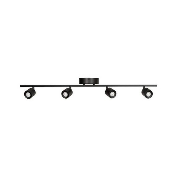 Afx Core 4 Light LED Fixed Rail,Black CRRF4450L30BK