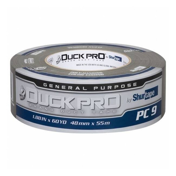 Shurtape Duct Tape, Olive, 60-1/8 yd L, 1-7/8 in W 105467