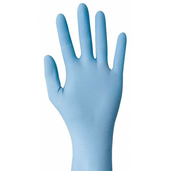 Showa Disposable Glove,Nitrile,Blue,PK100 7500PFL Showa Disposable Glove,Nitrile,Blue,PK100 7500PFL