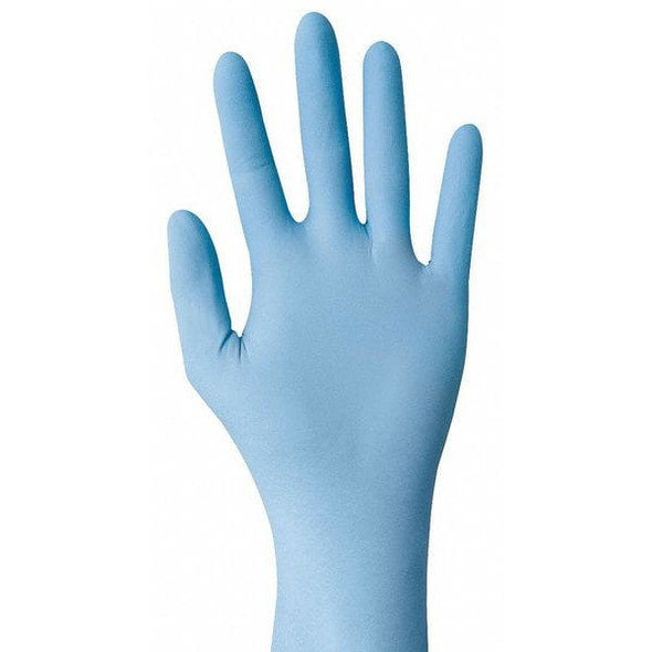Showa 7500PF, Disposable Gloves, Blue, 100 PK 7500PFM