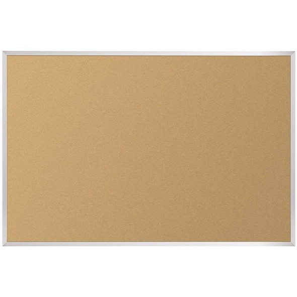 Best-Rite Bulletin Board,96"W x 48" H,Cork,Natural 301AH