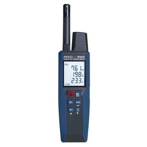 Reed Instruments Indoor Air Meter, -4 F to 140 F, LCD R9905 Reed Instruments Indoor Air Meter, -4 F to 140 F, LCD R9905