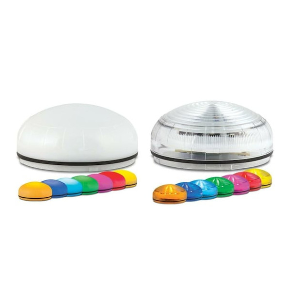 Indicator Light, Amber, Green, Red, LED, 12 to 24V AC/DC, 120 to 240V AC, 85, 120 FPM