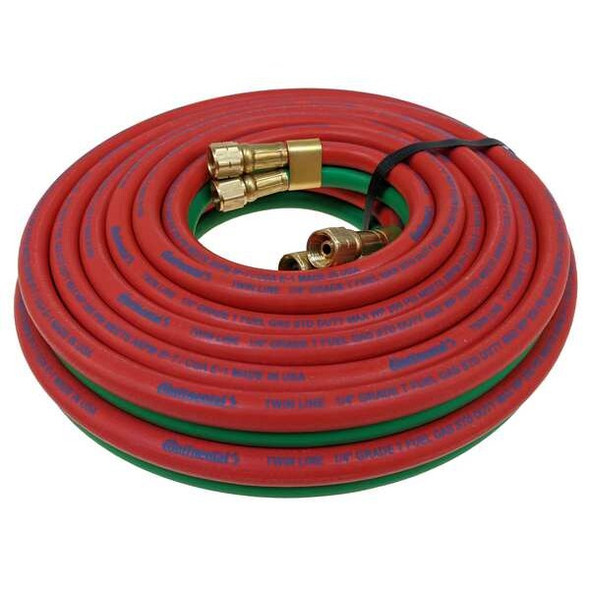 Continental Twin Line Welding Hose,3/8",25 ft. TWT-04-025BB