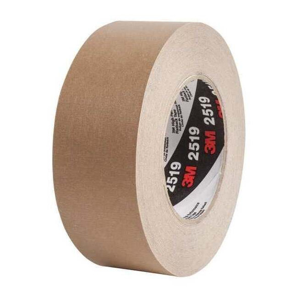 Masking Tape, 36 mm W x 55 m L, 7.1 mil Thick, Brown, Rubber Adhesive, 24 PK