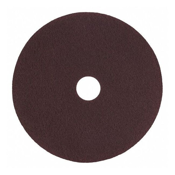 Scotch-Brite Stripping Pad,14 in Dia,Maroon,PK5 SPPP14