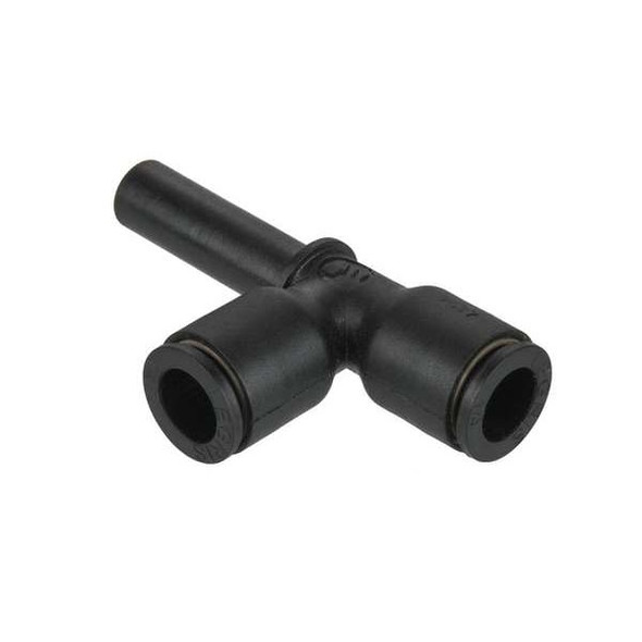 Legris Metric Push-to-Connect Fitting, Polymer, Black 3183 06 08