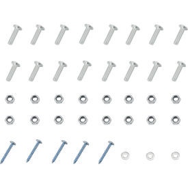 Leg Hardware for Plastic Service Carts 16- bolts nuts & washers