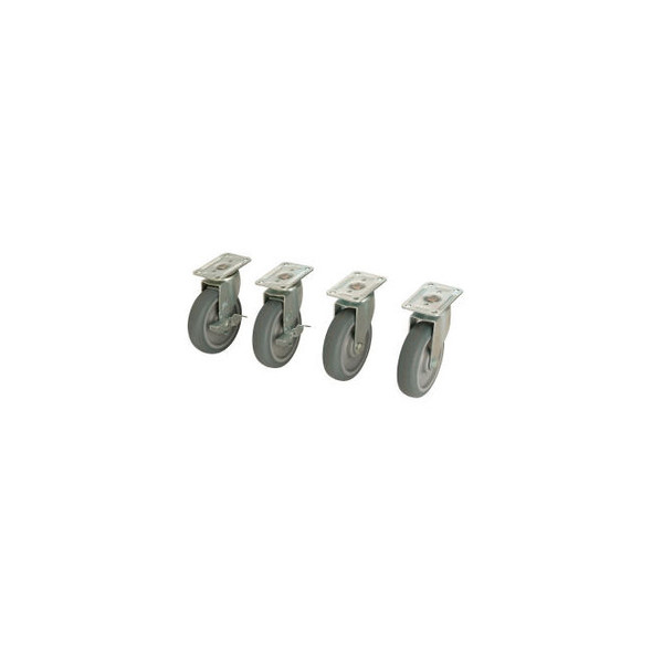 Global Industrial Caster Set (2 Swivel/2 Locking)