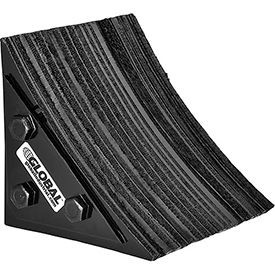Global Industrial Laminated Rubber Wheel & Tire Chock 8""L x 8""W x 8""H