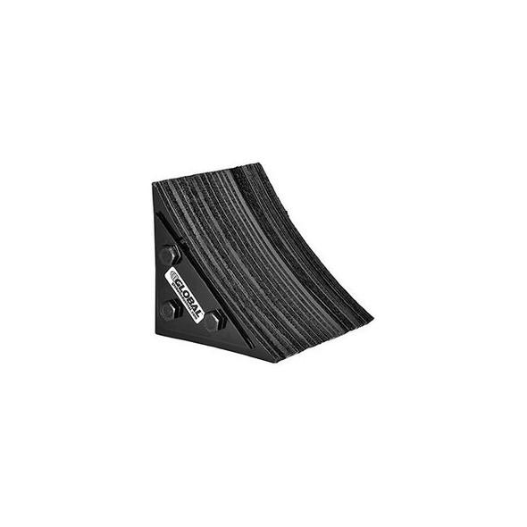 Global Industrial Laminated Rubber Wheel & Tire Chock 8""L x 8""W x 8""H