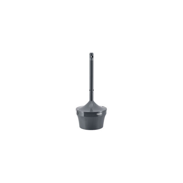 Global Industrial Steel Outdoor Ashtray 4-1/2 Gallon Gray