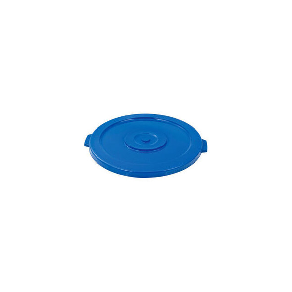 Global Industrial Plastic Trash Can Lid - 44 Gallon Blue