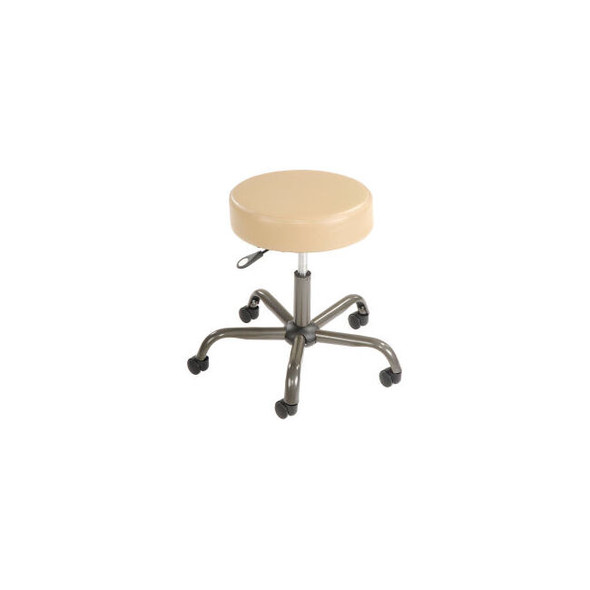 Interion Antimicrobial Medical Stool - Vinyl - Beige