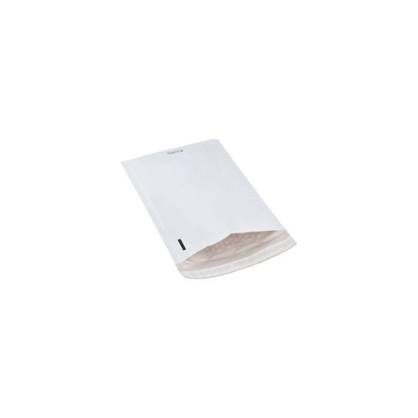 Global Industrial Bubble Lined Poly Mailers #1 7-1/4""W x 12""L White 100/Pack