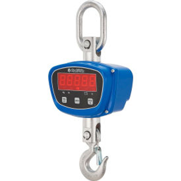 Global Industrial LED Digital Crane Scale w/ Remote 1000 lb x 0.2 lb