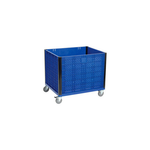 Global Industrial Easy Assembly Solid Wall Container - Casters 39-1/4 x 31-1/2 x
