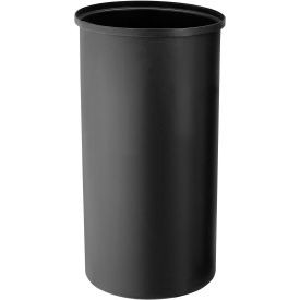 Global Industrial Rigid Plastic Liner For Aluminum Trash Can 35 Gallon Black