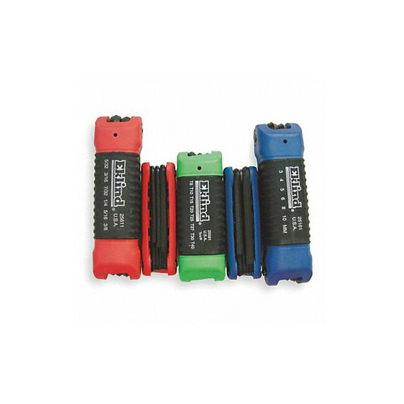 Eklind 3 Piece Metric/SAE Fold-Up Hex Key Set, 25024 25024