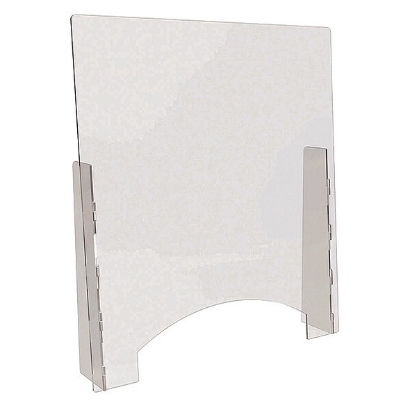Deflecto Sneeze Guard,Polycarbonate,CleaR,PK2 PBCTPC3136P