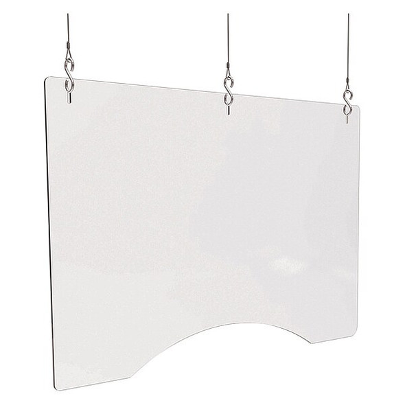 Deflecto Guard, Polycarbonate, Clear, PK2 PBCHPC3624
