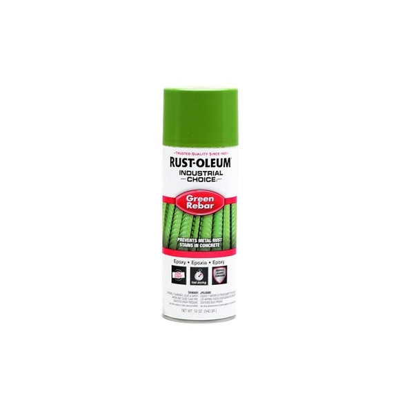 Industrial Choice 1600 System Epoxy Rebar Aerosols, 12 oz Green, Gloss