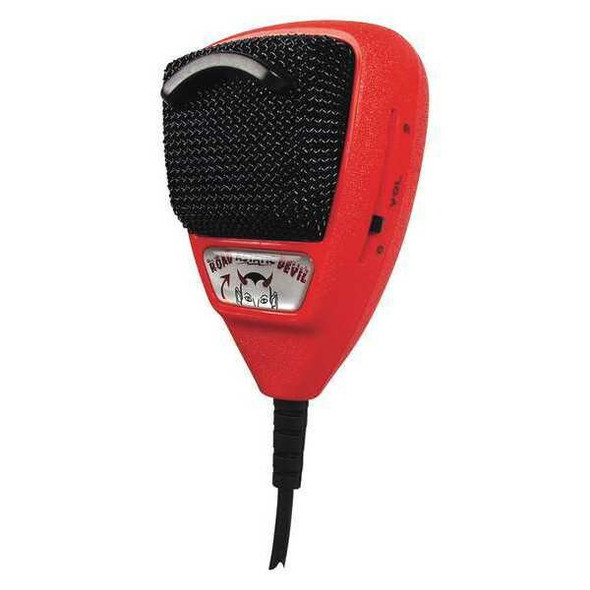 Astatic Noise Cancelling CB Microphone,Red 302-10036