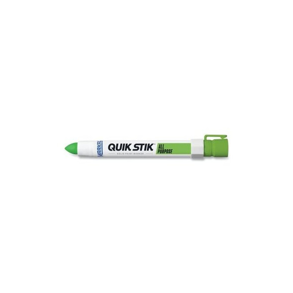 Quik Stik® All Purpose Solid Paint Marker, 11/16 in Tip, 6 in L, Fluorescent Green