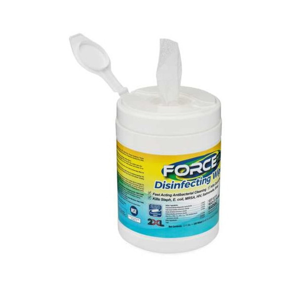 2xl Disinfecting Wipes,220 ct,Canister,PK6 2XL407
