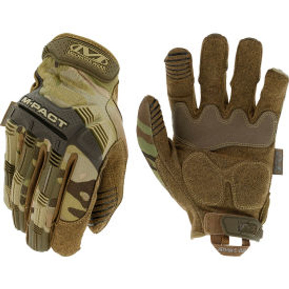 Mechanix Wear M-Pact Tactical Gloves Synthetic Leather/D30 Padding Multicam XL Mechanix Wear M-Pact Tactical Gloves Synthetic Leather/D30 Padding Multicam XL