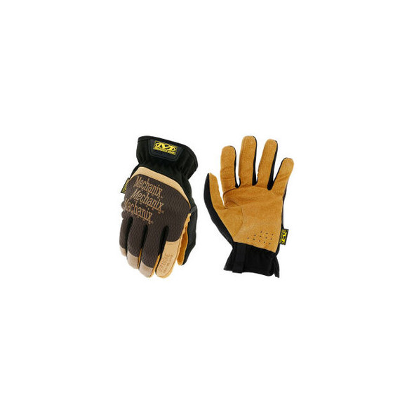 Mechanix Wear Durahide FastFit Leather Gloves Brown Large