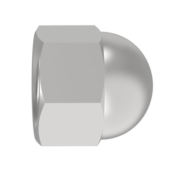 Low Crown Cap Nut, 3-4"-10, 18-8 Stainless Steel, Plain, 1-5-32 in H  CPB254