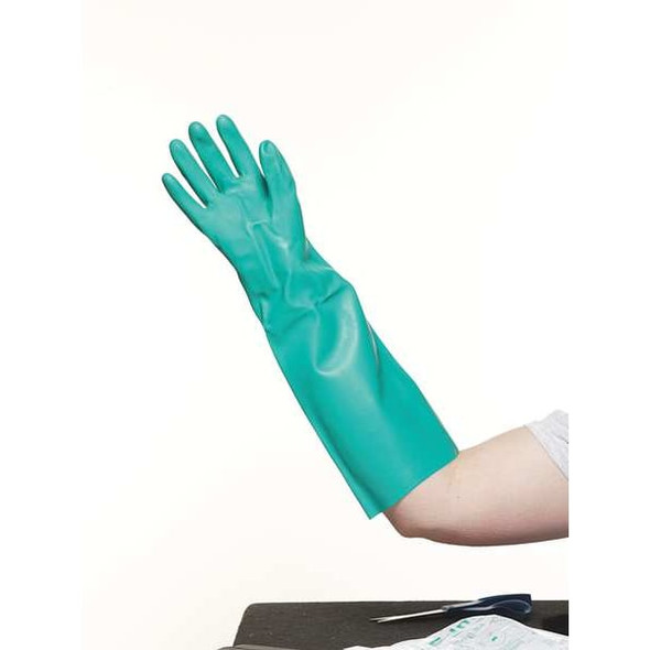 Ansell Chemical Resistant Glove,22 mil,Sz 11,PR 37-185
