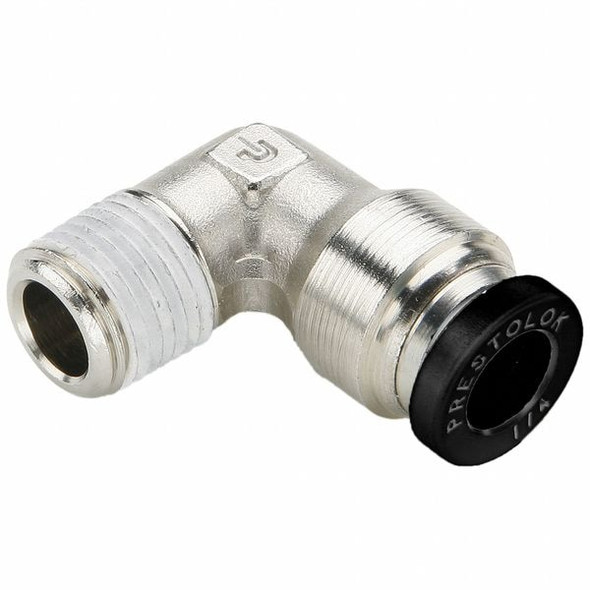 Parker Elbow,Pipe 1/2",Tube 3/8" W169PLPNS-6-8