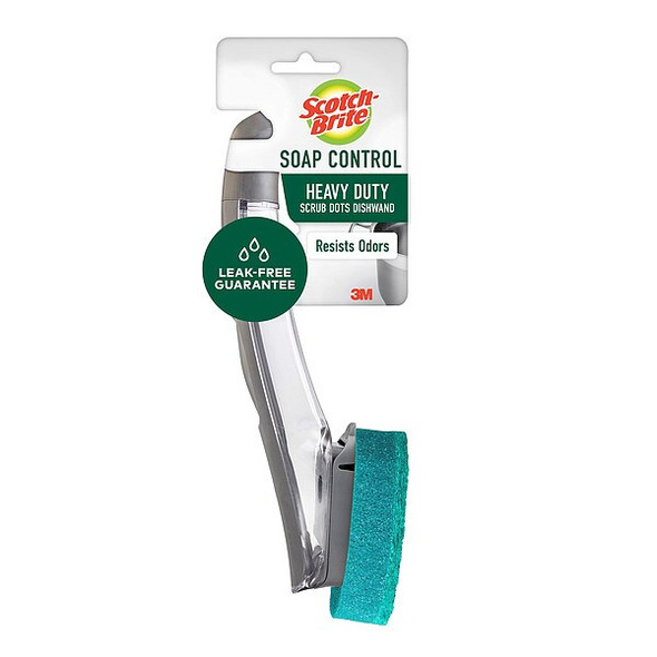 Scotch-Brite Heavy Duty Dish Wand,11 1/4 in L,Green 651A-4